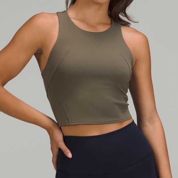 lululemon athletica Tops - Lululemon INVIGORATE TRAINING TANK TOP in Carob Brown size 4
